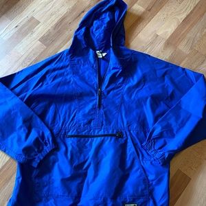 Vintage LL Bean Windbreaker Anorak Pull Over 1/4 Zip Jacket XL